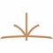 Ekena Millwork Davenport Timber Gable Bracket, Western Red Cedar, 96"W x 48"H x 1 1/2"D x 3 1/2"F, 12/12 Pitch GBW096X48X0204DAV00SWR - alternate 1